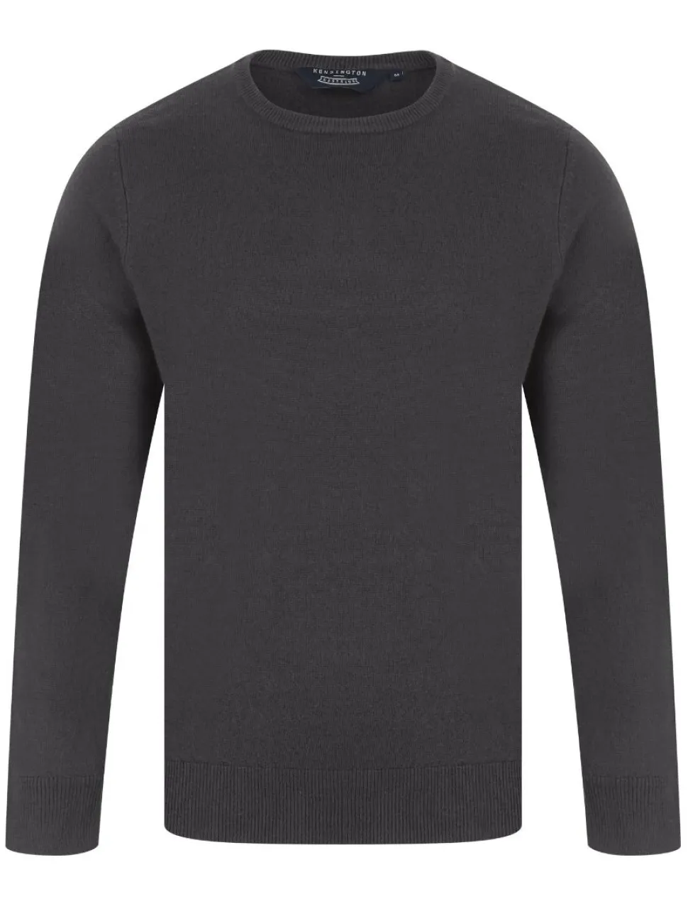 Men's Badger Round Neck Sweatshirt Ebony Grey by Kensington