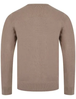 Men's Badger Round Neck Sweatshirt Taupe by Kensington