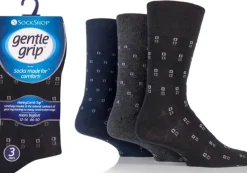 Men's Bigfoot Gentle Grip Suit Sock 3 Pack