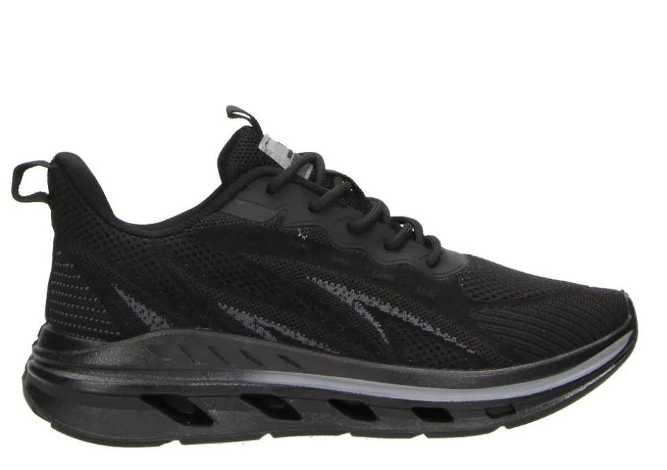 Men's Black Trainers Trilogy