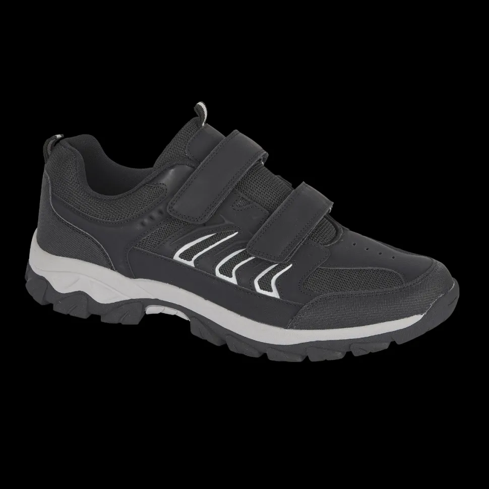 Men's Black Trainers Velcro