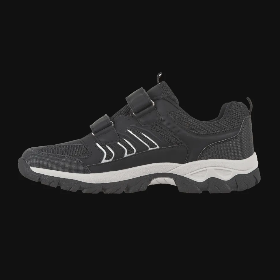 Men's Black Trainers Velcro