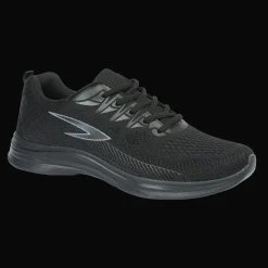 Men's Cleveland Black Trainers by Urban Jacks