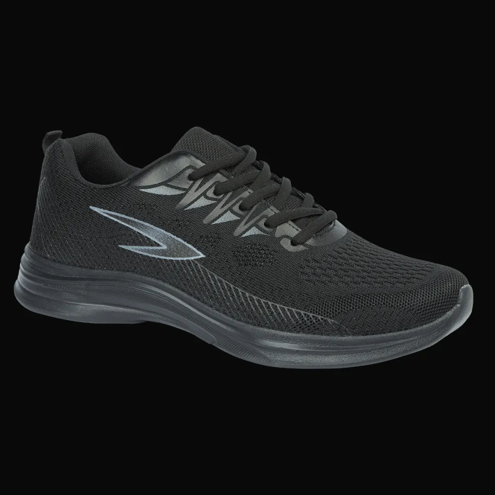 Men's Cleveland Black Trainers by Urban Jacks