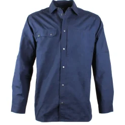 Mens Cotton Twill Navy Shirt