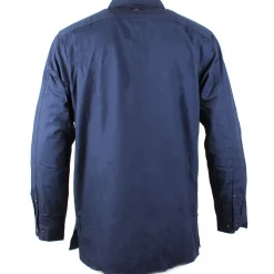 Mens Cotton Twill Navy Shirt