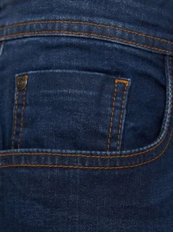 Men's Crosshatch Bootcut Jeans Dark Wash