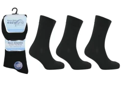 Men's Easy Grip Non-Elastic 3 Pack Socks
