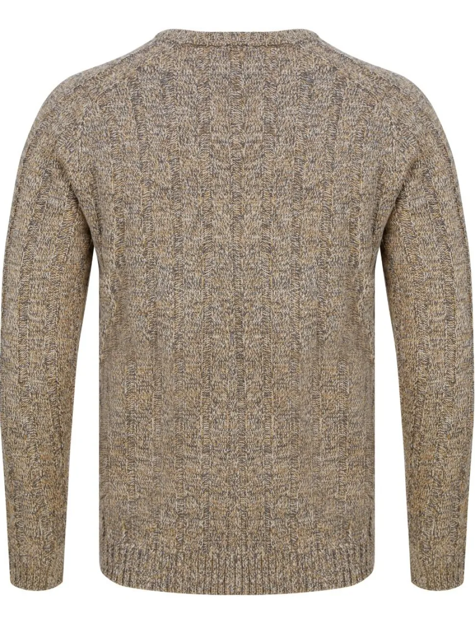 Men's Ecru Grey Twist Jumper