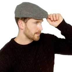 Men's Herringbone Flat Cap