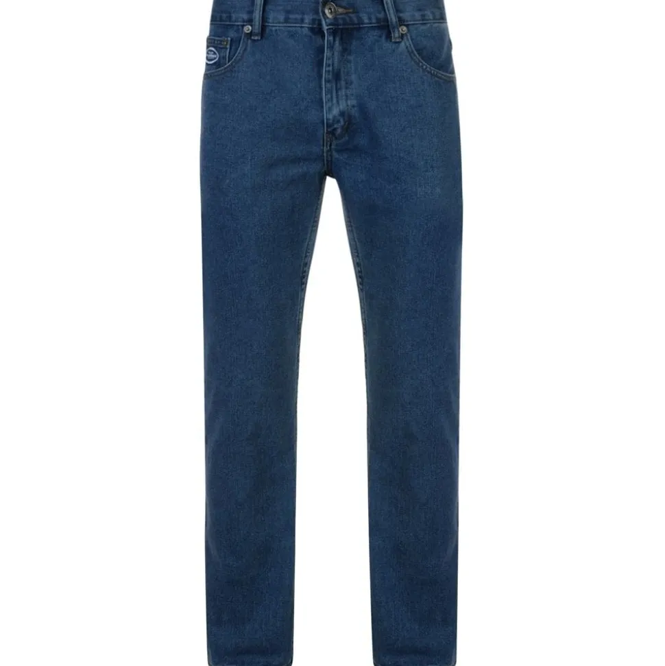 Mens Jeans Forge Straight Leg Stone Wash