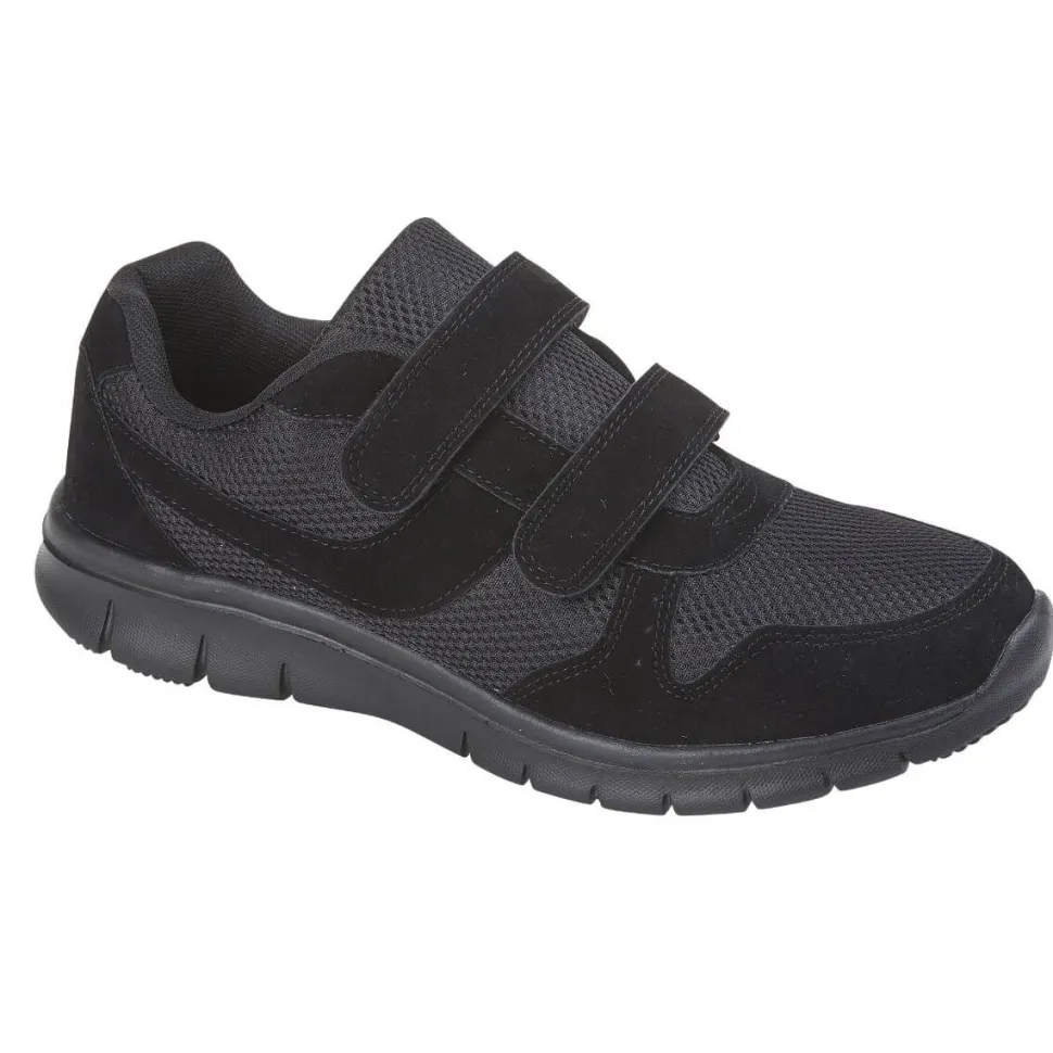 Men's Jonathan Trainers Black by Charles Southwell