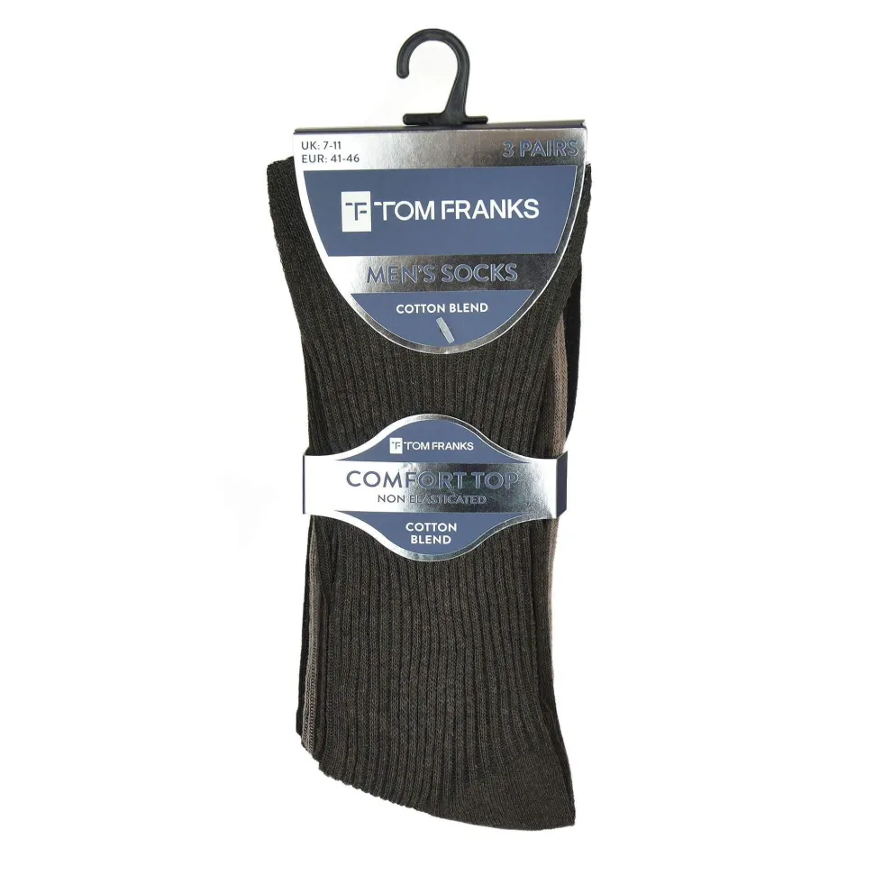 Men's Non-Elasticated Socks Assorted