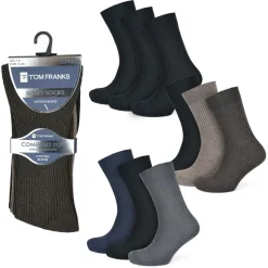 Men's Non-Elasticated Socks Assorted