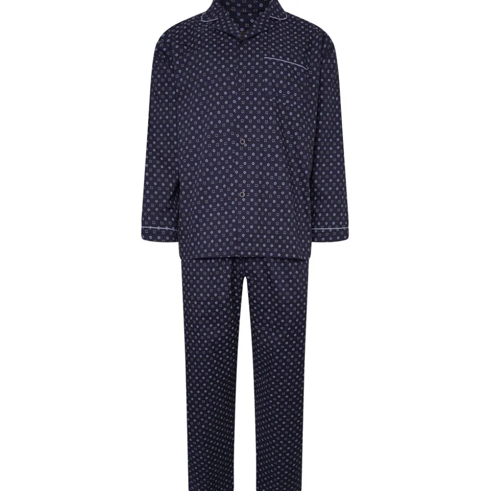 Mens Outsize Pyjamas Navy Print By Forge