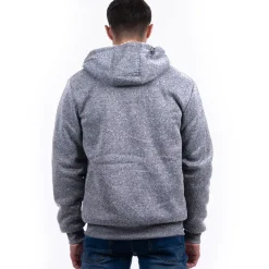 Men's Padded Hoody Light Grey