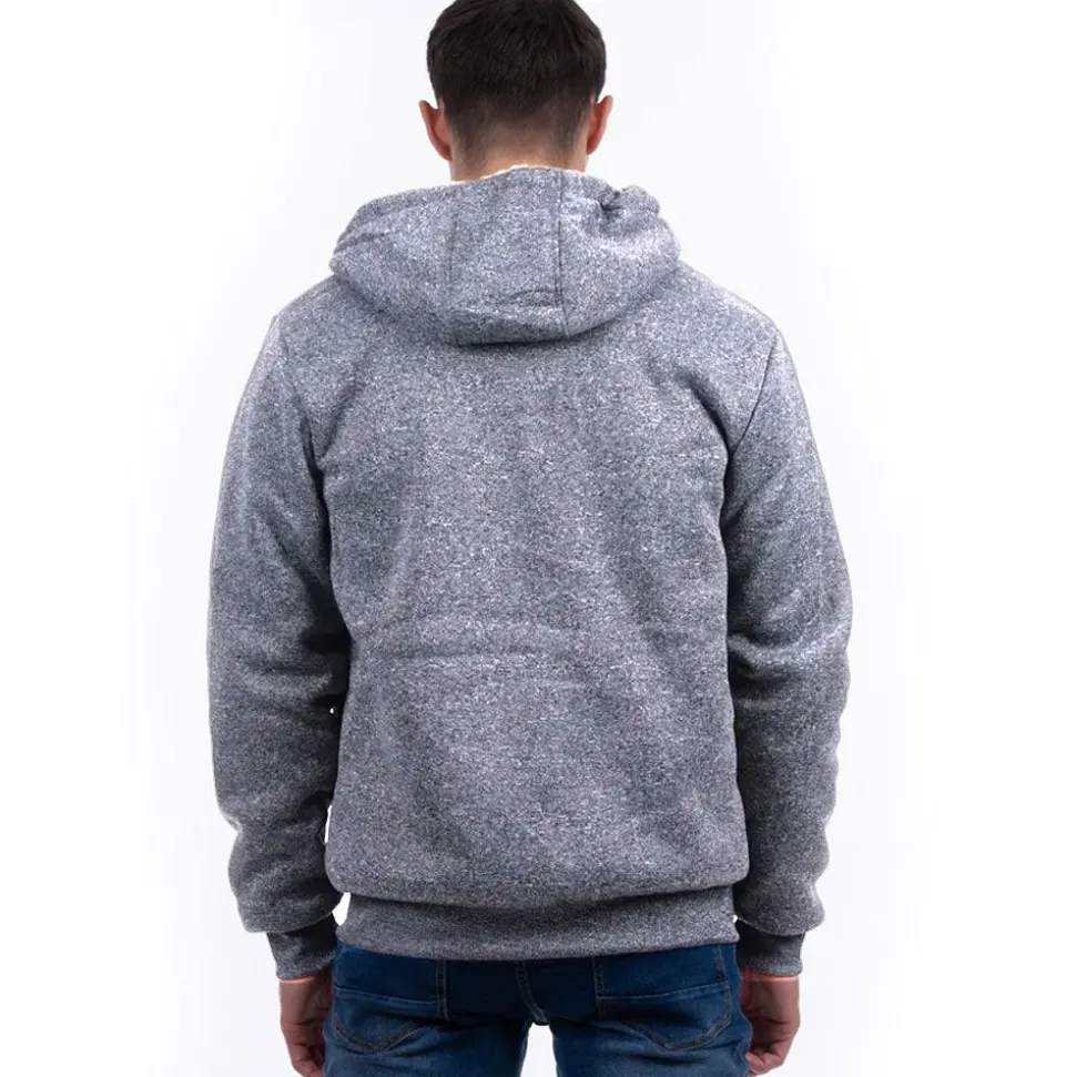Men's Padded Hoody Light Grey