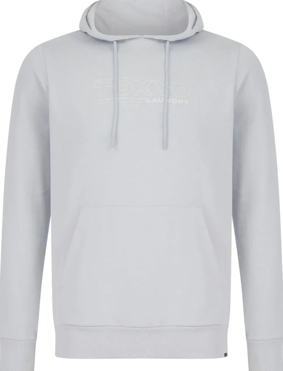 Men's Pale Blue Hooded Sweatshirt by Tokyo Laundry