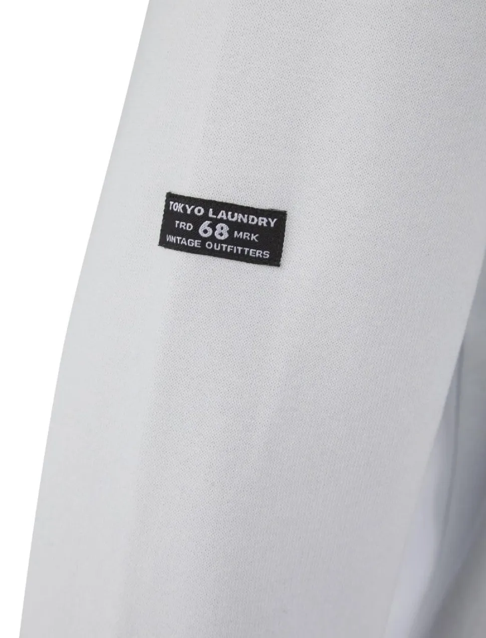Men's Pale Blue Hooded Sweatshirt by Tokyo Laundry