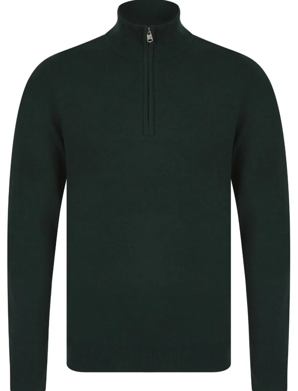 Men's Redwood Half Zip Sweater Evergreen