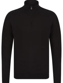 Men's Redwood Half Zip Sweater Black