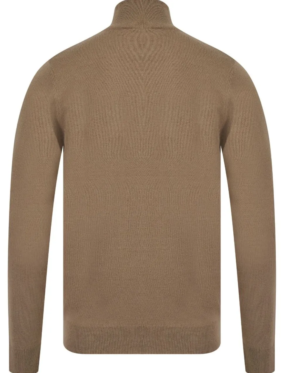 Men's Redwood Half Zip Sweater Taupe