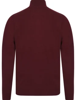 Men's Redwood Half Zip Sweater Zinfandel