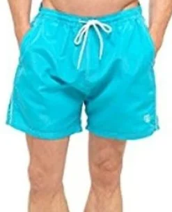 Men's Swimming Shorts with Piping Detail - 4 Colours