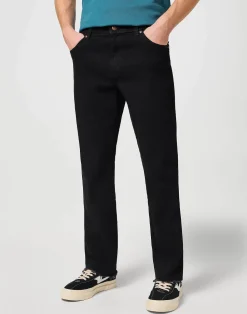 Men's Texas Stretch Wrangler Jeans Black Overdye