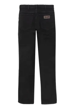 Men's Texas Stretch Wrangler Jeans Black Overdye