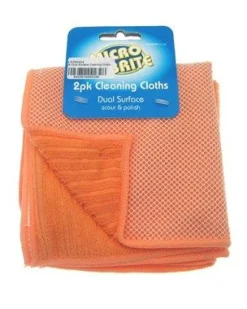 MICRO BRITE Microfibre 2pk Cleaning Cloths