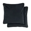 Midnight Velvet Black Cushion Cover