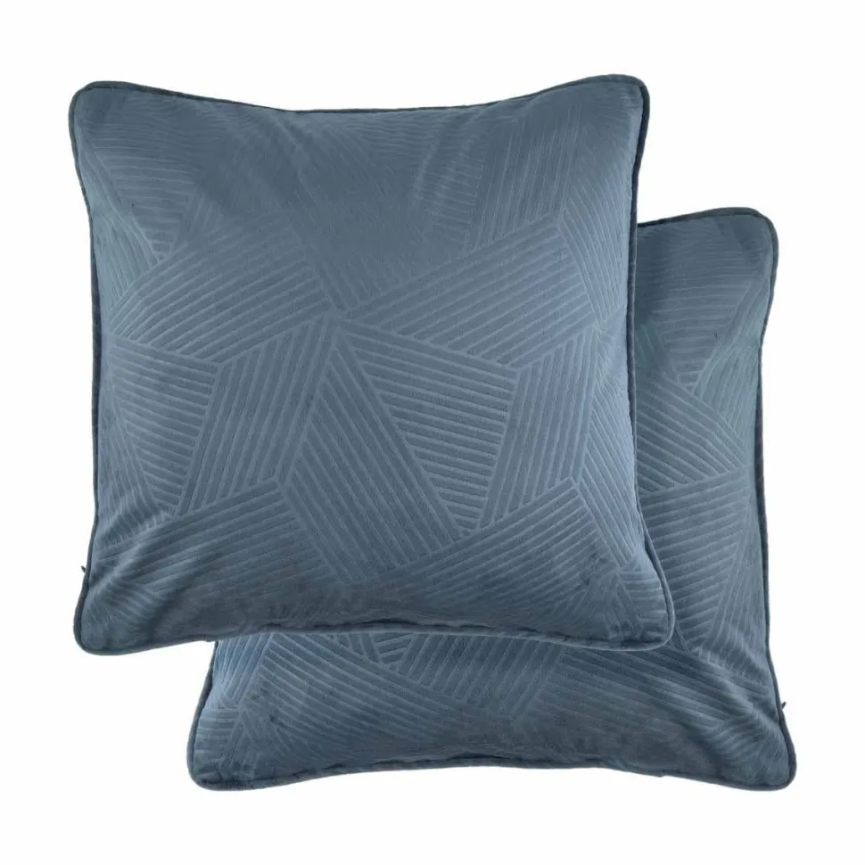 Midnight Velvet Charcoal Cushion Cover