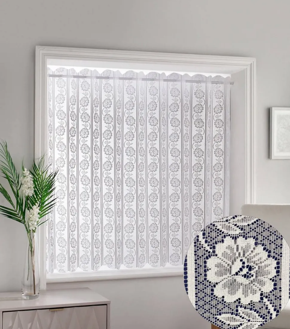 Milan Lace Blind White