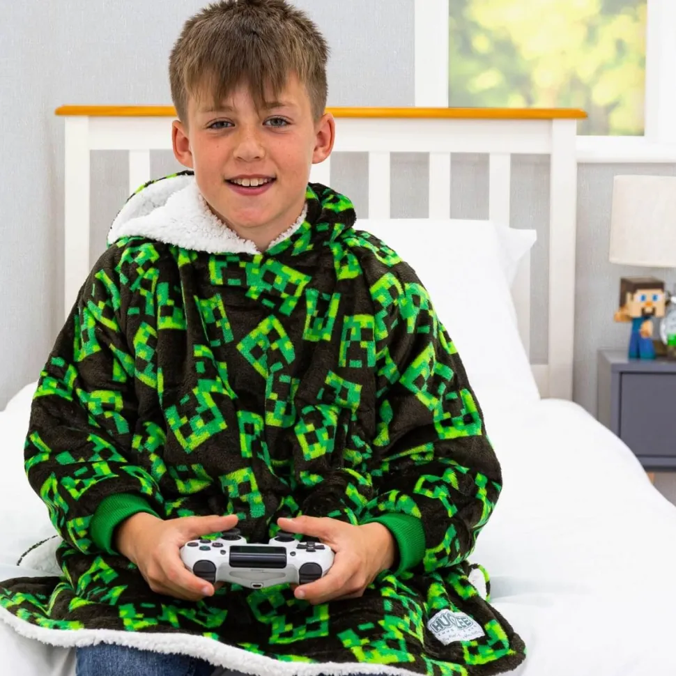 Minecraft Hugzee Hooded Blanket Medium