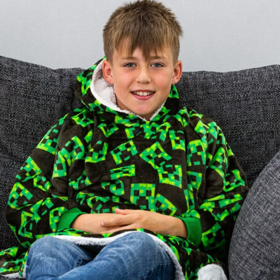 Minecraft Hugzee Hooded Blanket Medium