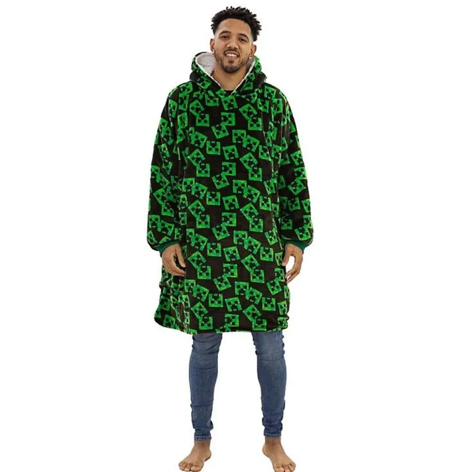 Minecraft Hugzee Oversized Fleece Hoodie