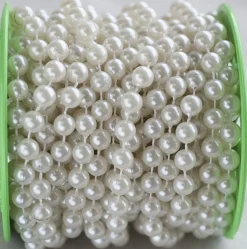 8mm Single Row Round Pearls-Ivory