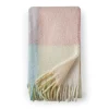 Mohair Check Throw Pastel by Catherine Lansfield
