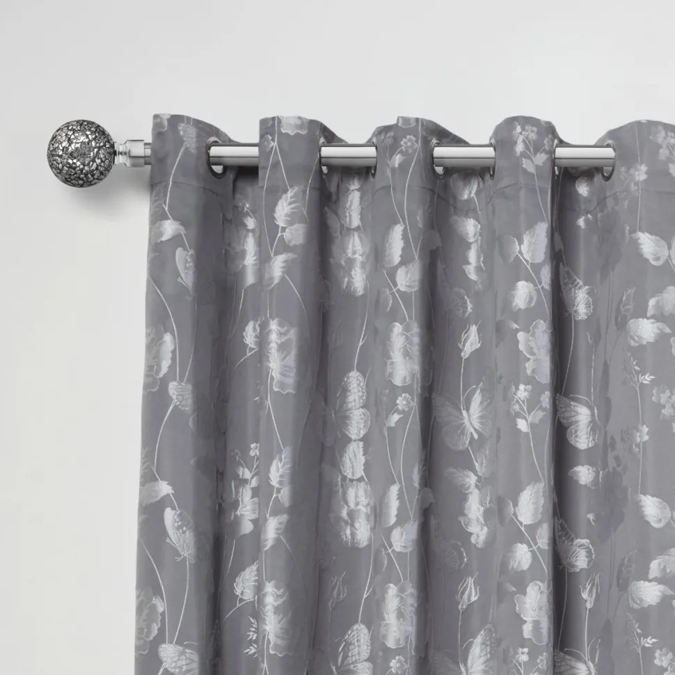Mosaic Chrome Ball Curtain Pole 25/28mm