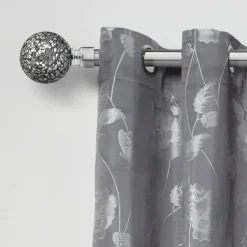 Mosaic Chrome Ball Curtain Pole 25/28mm
