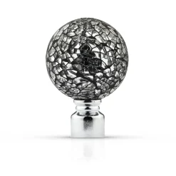 Mosaic Chrome Ball Curtain Pole 25/28mm