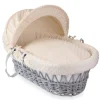 Moses Basket Dressing Set Cream by Cuddles Collection