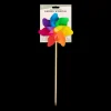 Multi-Coloured Wooden Garden Windmill