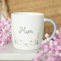 Mum Pastel Floral Ceramic Mug