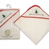My First Christmas 100% Cotton Hooded Towel