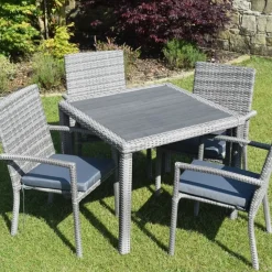 Naples 5 Piece Garden Rattan Set