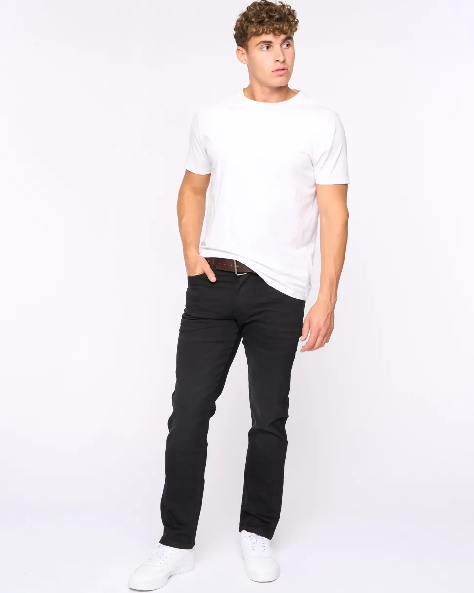 Newbury Straight Fit Jeans Black Bewley & Ritch