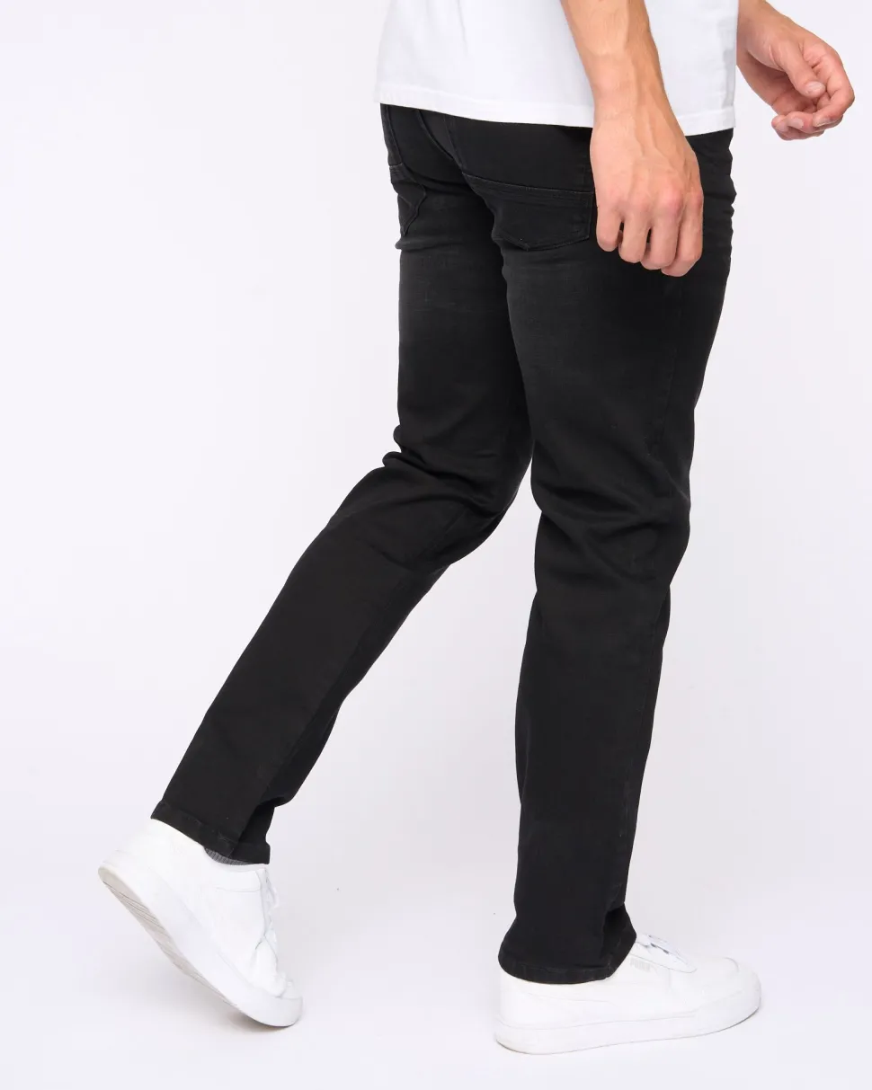 Newbury Straight Fit Jeans Black Bewley & Ritch