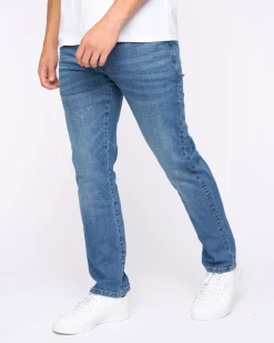 Newbury Straight Fit Jeans Mid Wash Bewley & Ritch